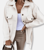 Veste Surchemise Longue en Laine Pour Femmes - Emilia Lane