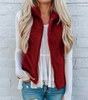 Women's Zip-Up Sleeveless Fleece Vest