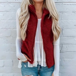 Women's Zip-Up Sleeveless Fleece Vest
