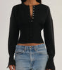 Fitted Buttoned Cardigan for Women