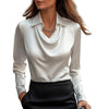 Satin blouse for women
