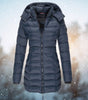 Long Hooded Down Jacket for Women