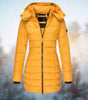 Long Hooded Down Jacket for Women