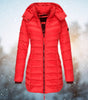 Long Hooded Down Jacket for Women