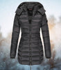 Long Hooded Down Jacket for Women