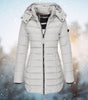 Long Hooded Down Jacket for Women
