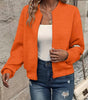 Short Quilted Bomber Jacket for Women