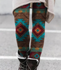 Ethnic Printed Winter Leggings for Women